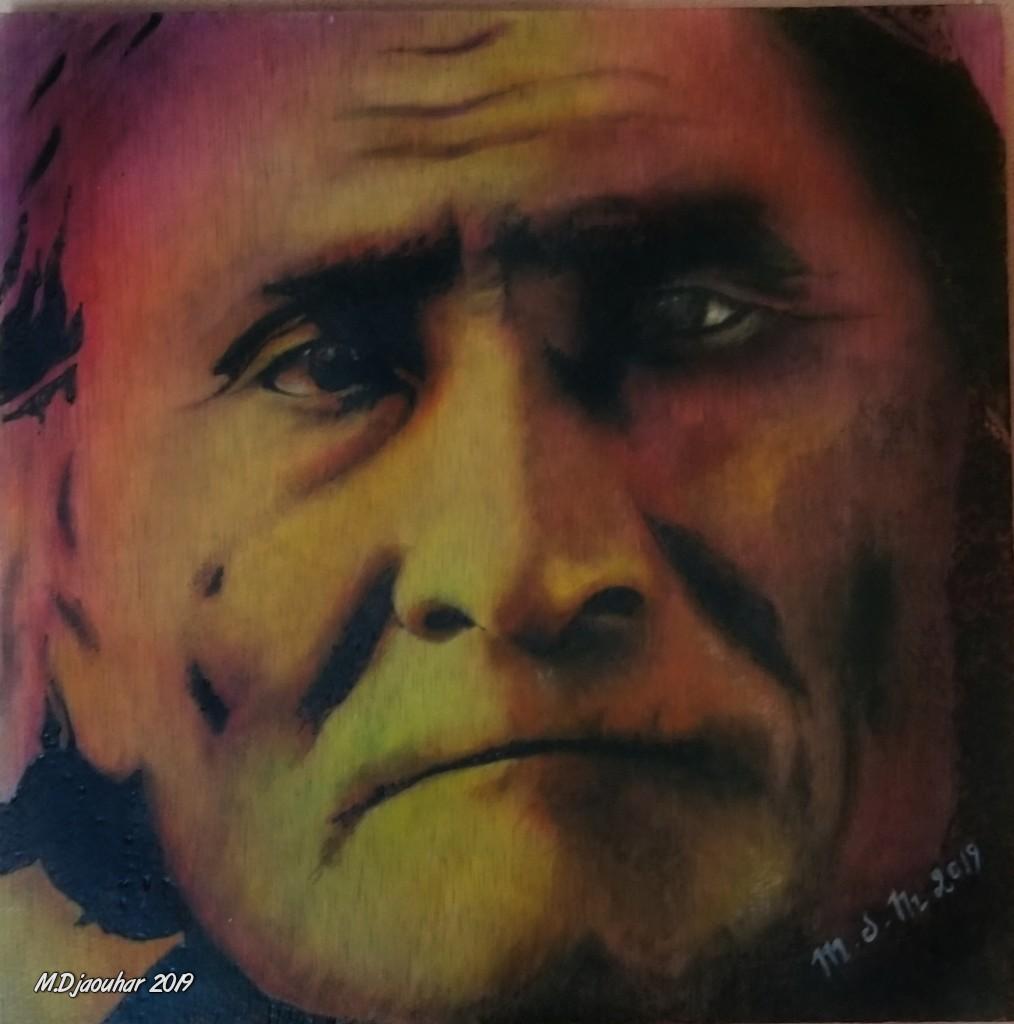illustration of Geronimo also known as Goyaa by Asar Studios Tote